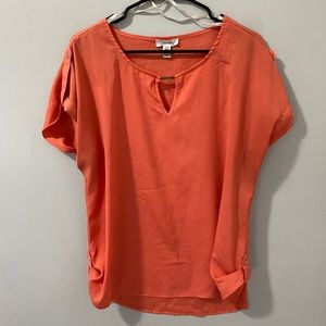Coral Calvin Klein Blouse